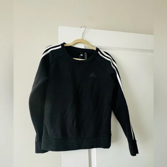 Adidas Women's Black Crew Neck Sweater - Picture 7 of 8